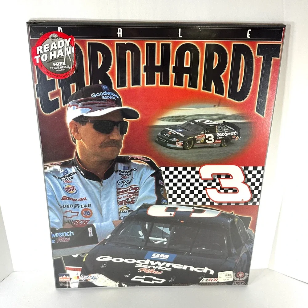 Dale Earnhardt Sr NASCAR #3 Goodwrench Wood Wall Plaque Collage 16x20 RCR Racing